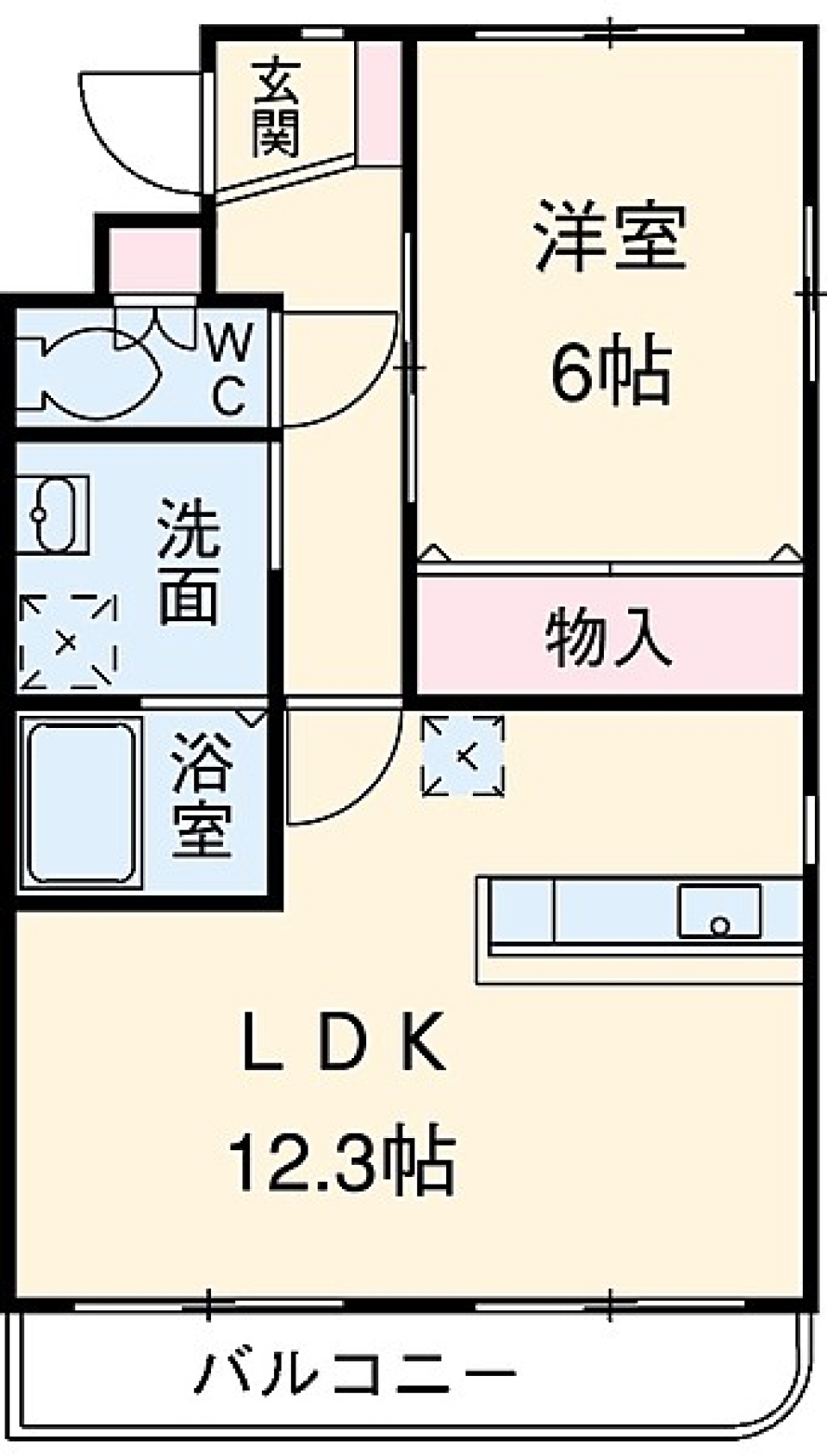 おうちで立ち飲みしてみる？の間取り図