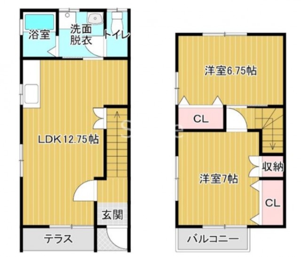 VILLA OHIRADAIの間取り図