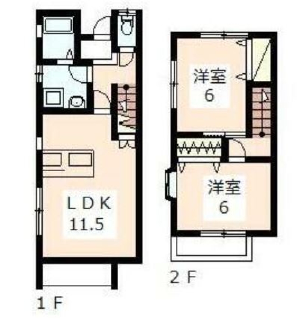 高級感のあるキッチンをの間取り図