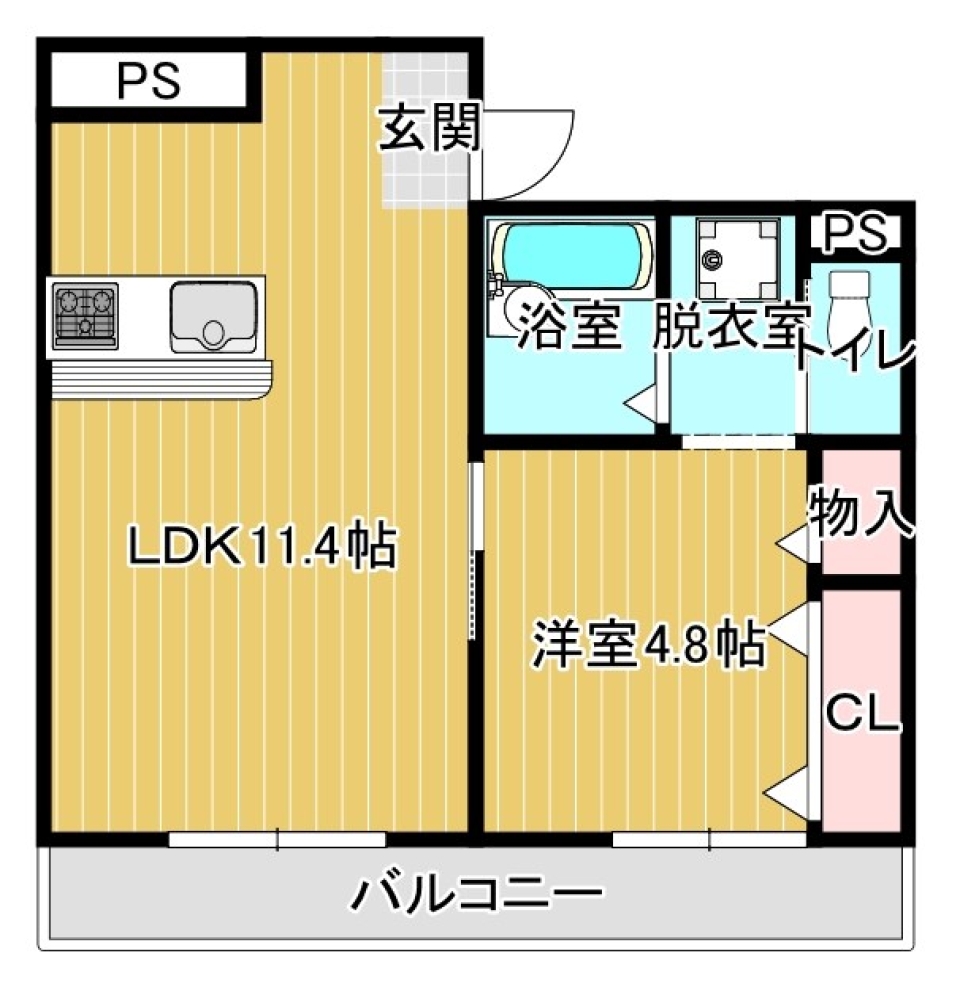 カフェなんですか？の間取り図