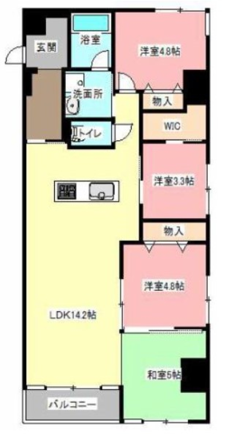 【ペット可】川のせせらぎが聞こえるお家の間取り図