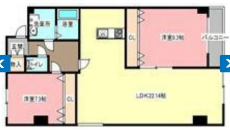 【ペット可】木のぬくもりに包まれての間取り図