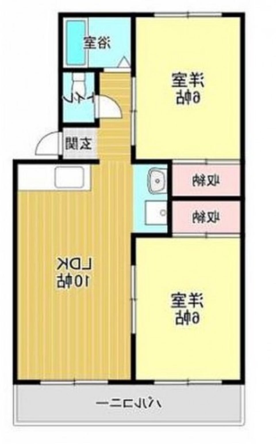 【ペット可】木目の肌理の明るいおうち。の間取り図