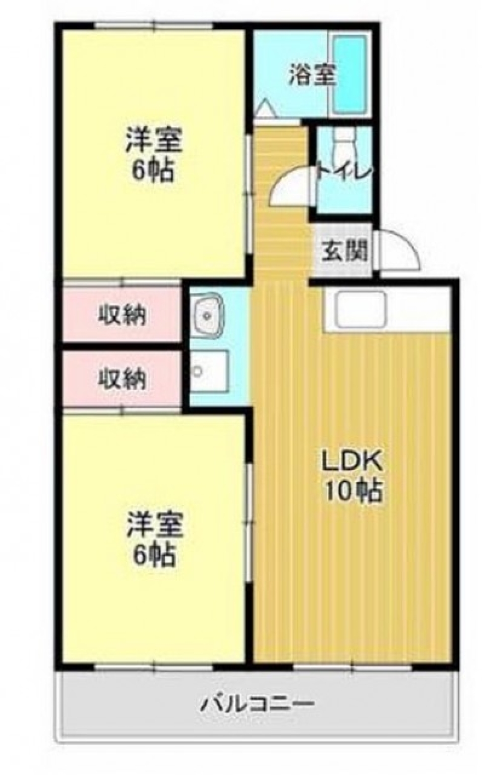 【ペット可】駅チカの手ごろなリノベーション物件の間取り図