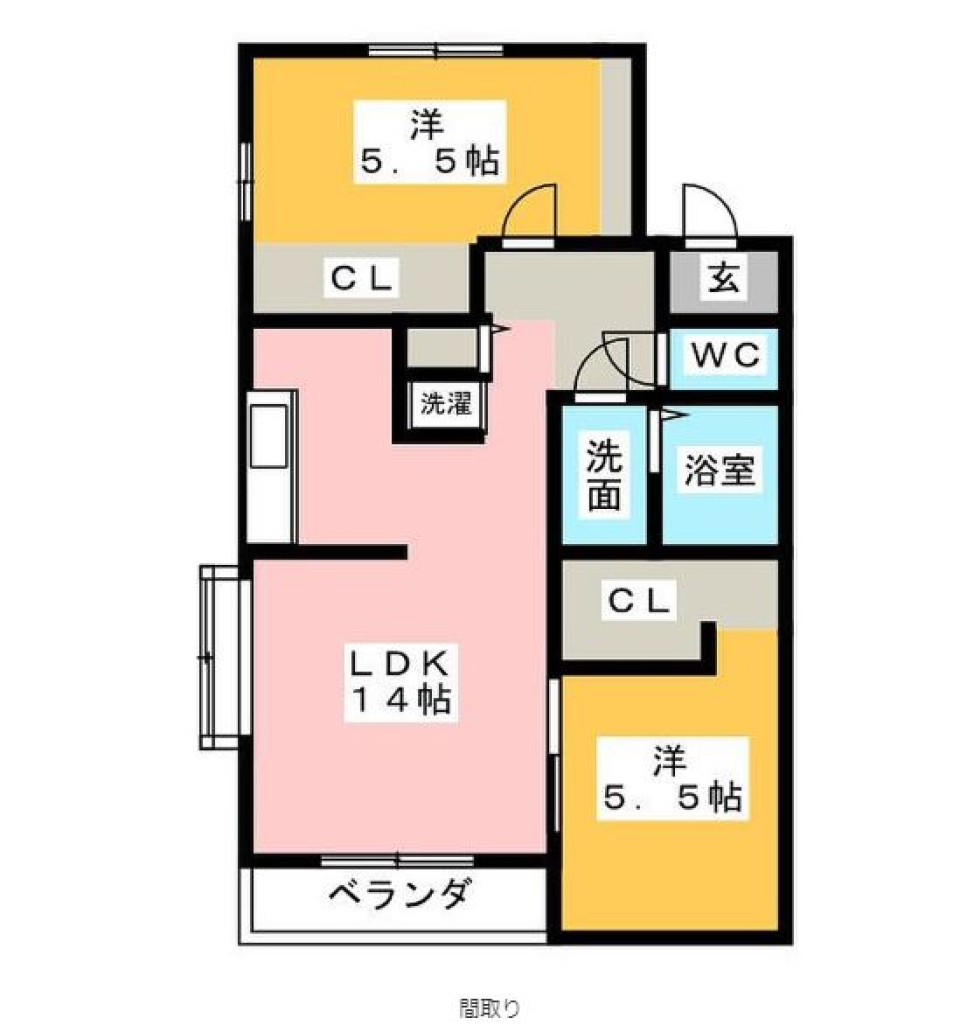 SHIROに包まれたいの間取り図