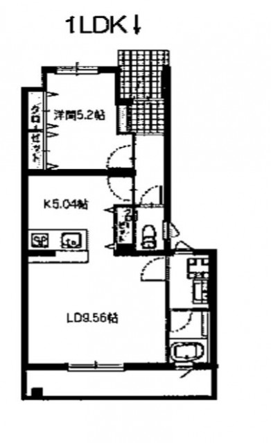 間取りは１LDK ！