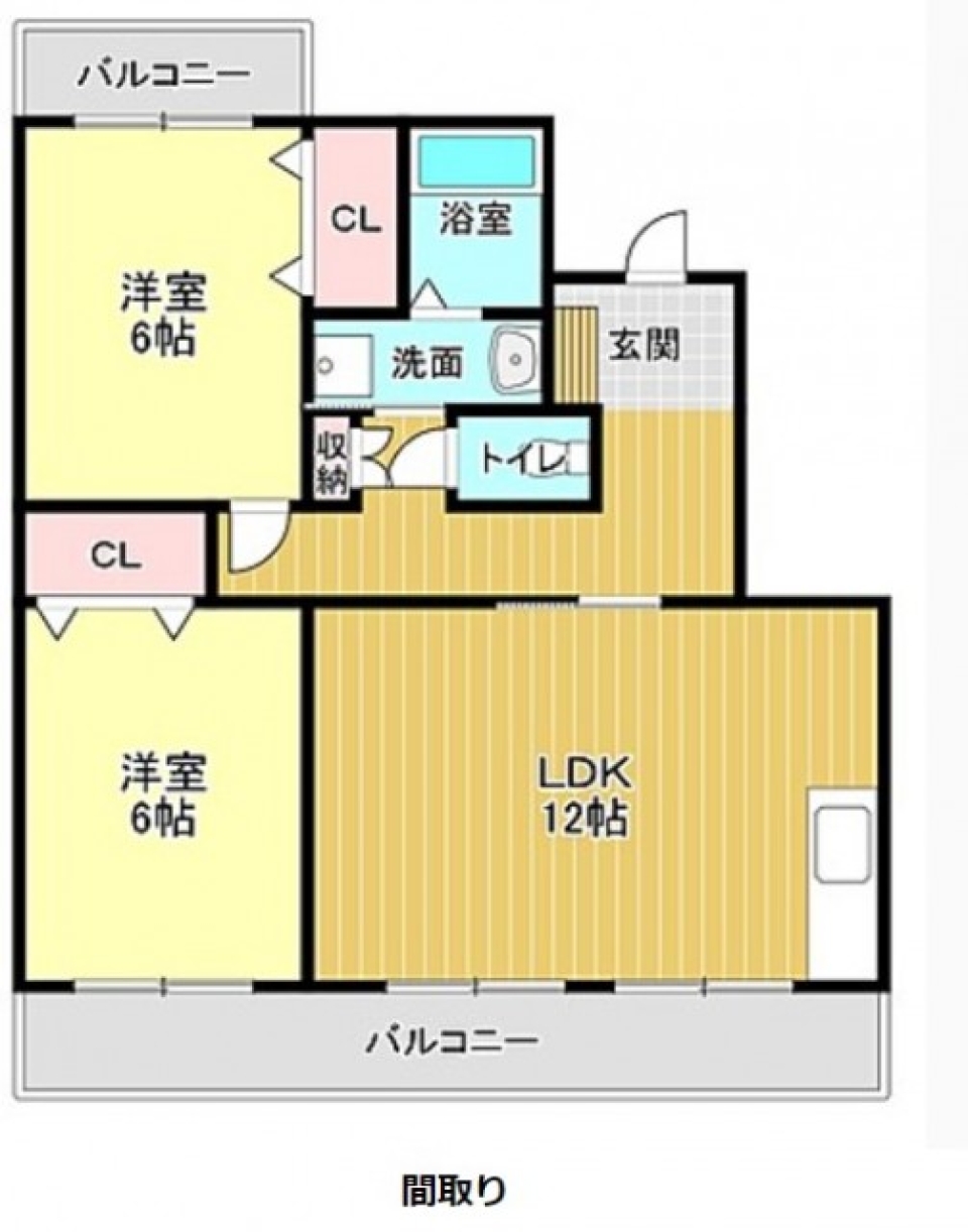 寝坊しても安心の間取り図