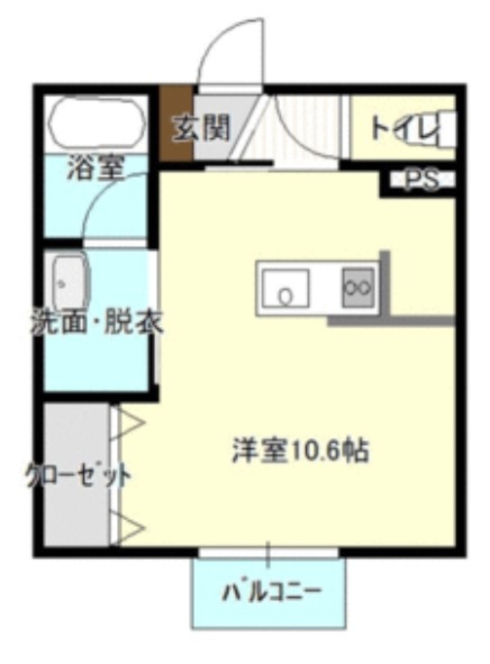 シンプルっていいよねの間取り図