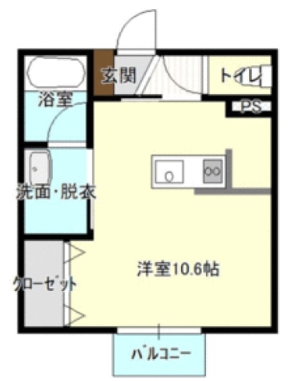 新築で一人暮らしの間取り図