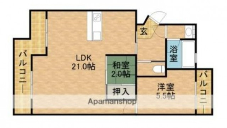 ジャパンディスタイルがついに賃貸で！の間取り図