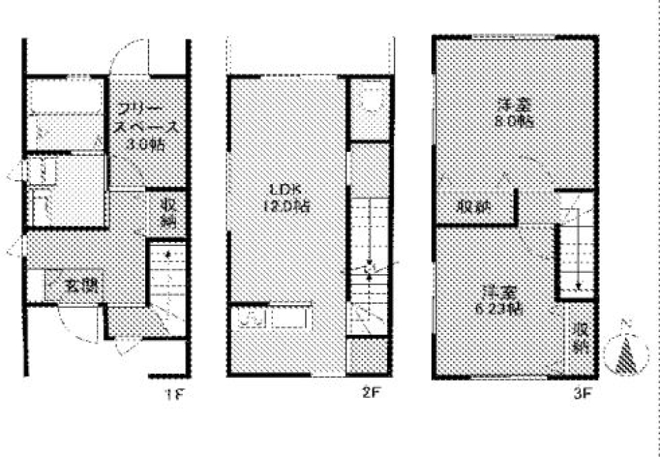 さぁ住宅街を見渡そうの間取り図