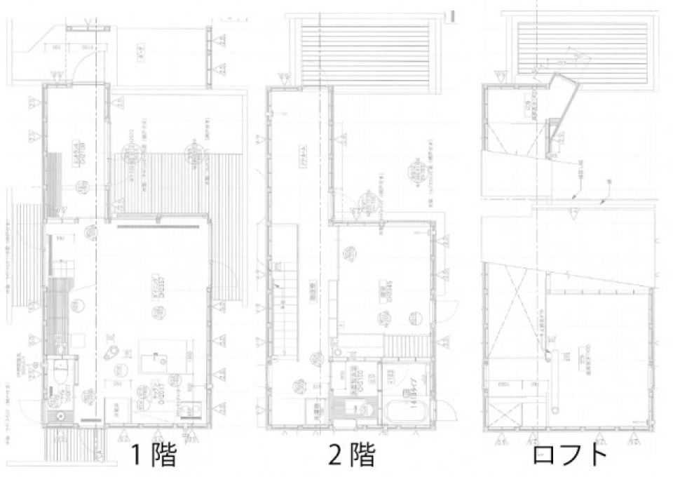 ウッドデッキを使いこなせ！多層階１LDKの間取り図