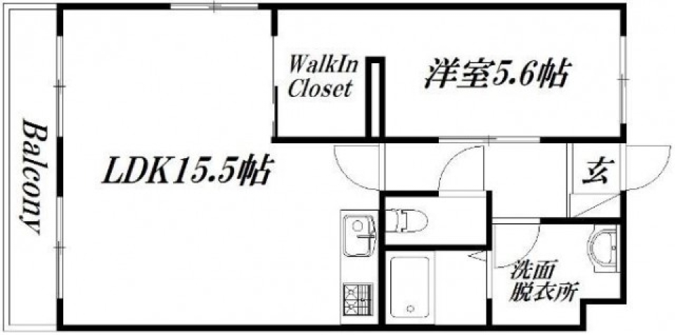 ラテとクロワッサンと。の間取り図