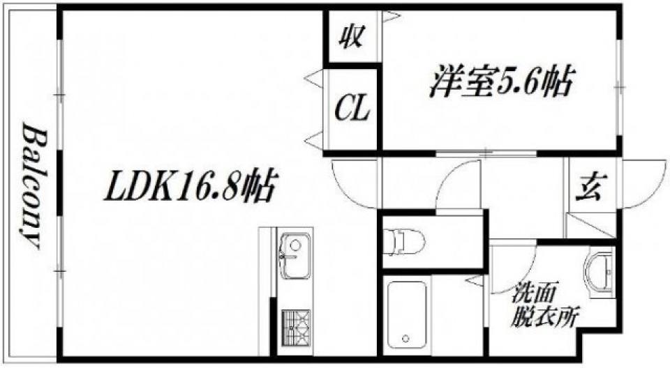 パリのアパルトマンの間取り図