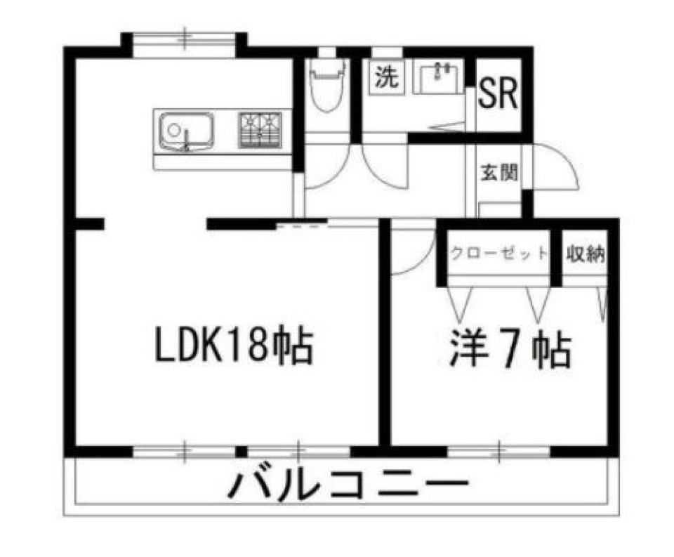 オシャレは住む部屋から！の間取り図