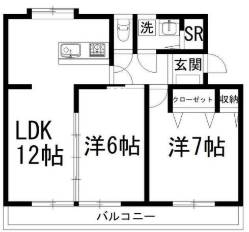 間取りは２LDK