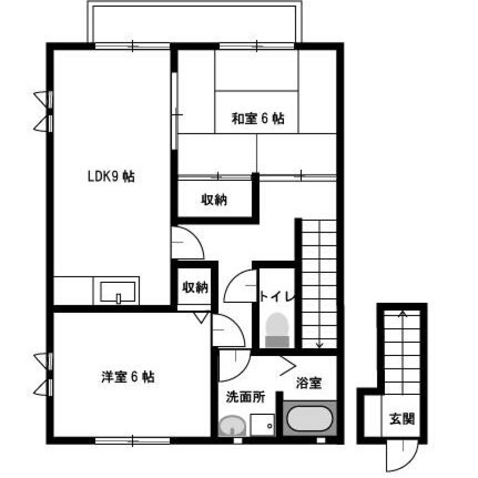 SUN・SUN・SUNの間取り図