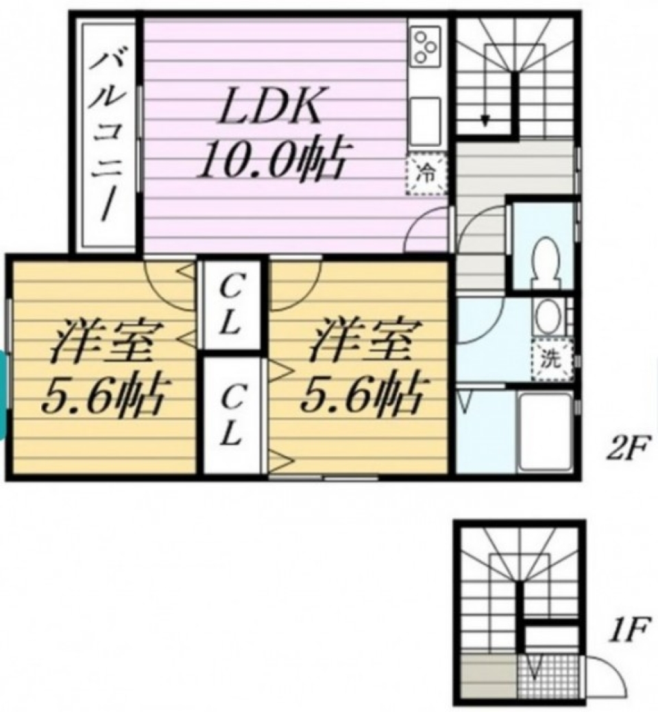 幸せ溢れる生活をの間取り図