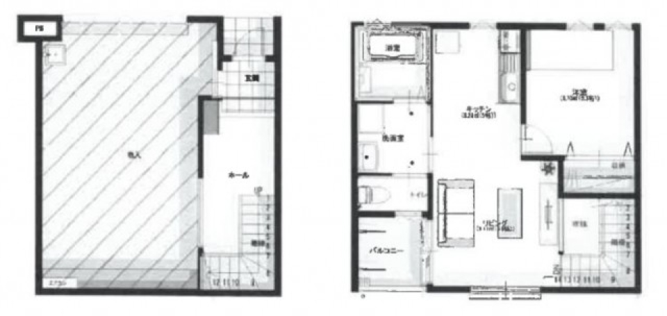 Garage LIFE HOUGAWAの間取り図