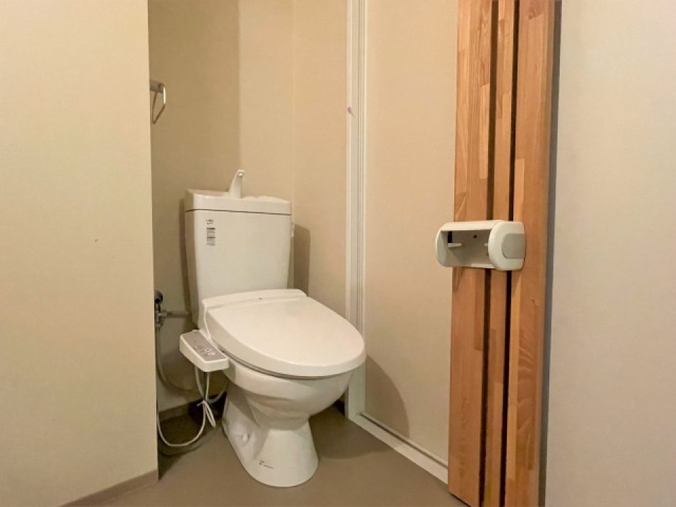 トイレは脱衣所スペースと一緒です。