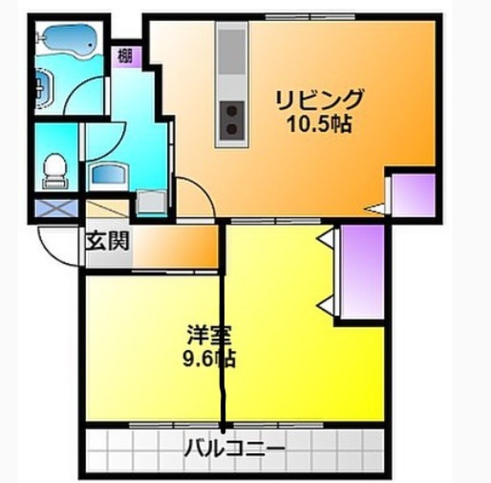 【ペット可】FLAMINGOの間取り図