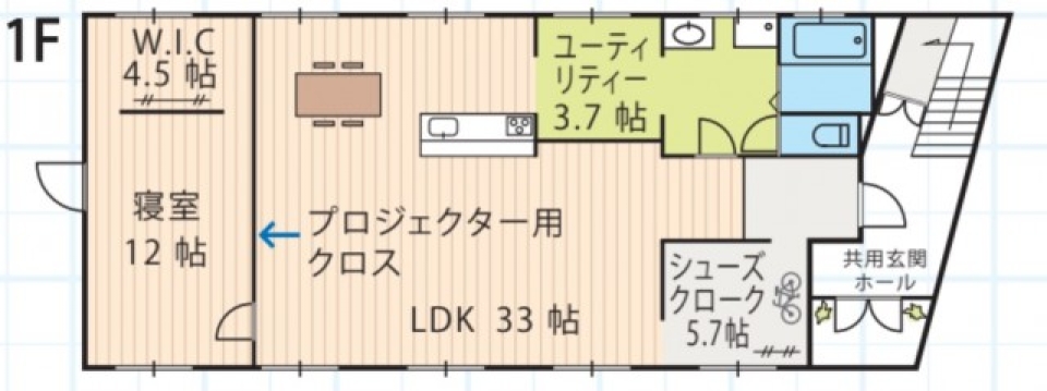 33帖のLDKって、、、！？？の間取り図