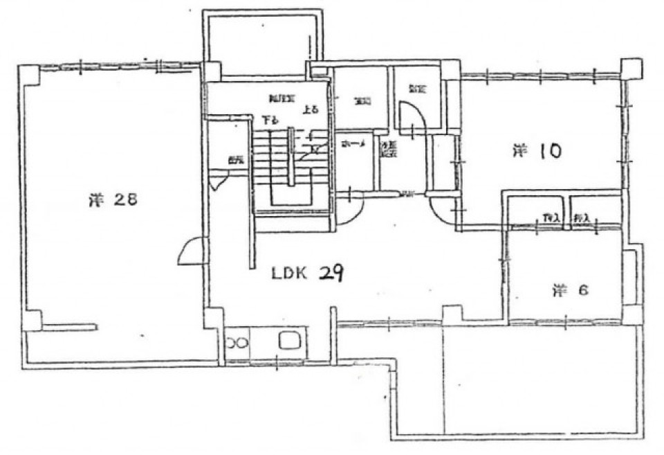 29帖のLDKに28帖のお部屋ですって？［ペット可］の間取り図