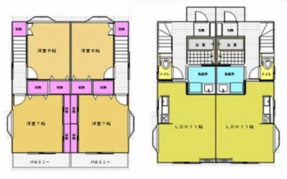 WHITE HOUSEの間取り図