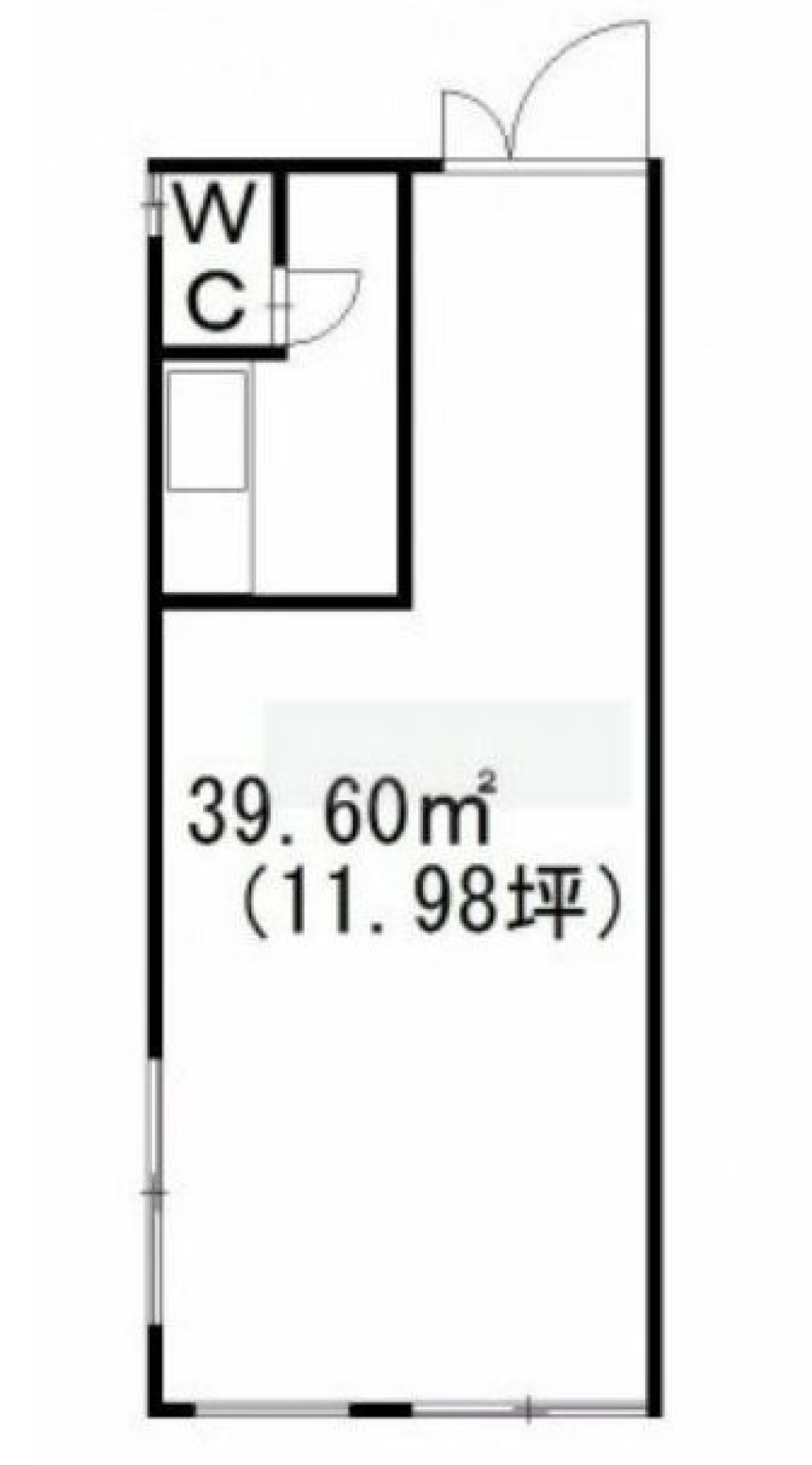 まっしろオフィスの間取り図