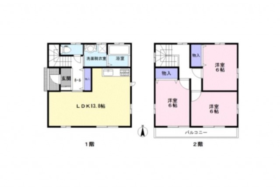 パークサイドライフの間取り図