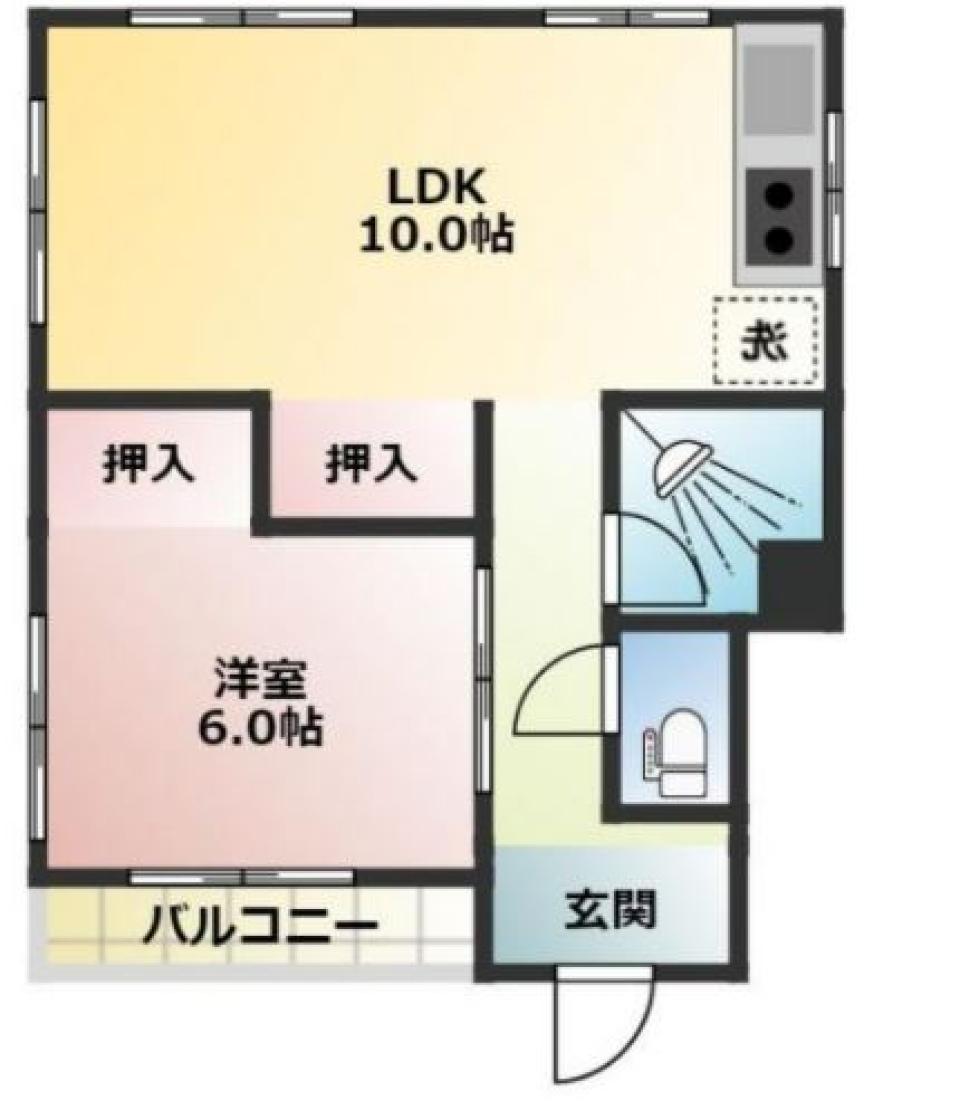 【ペット可】鴨江ヴィンテージの間取り図