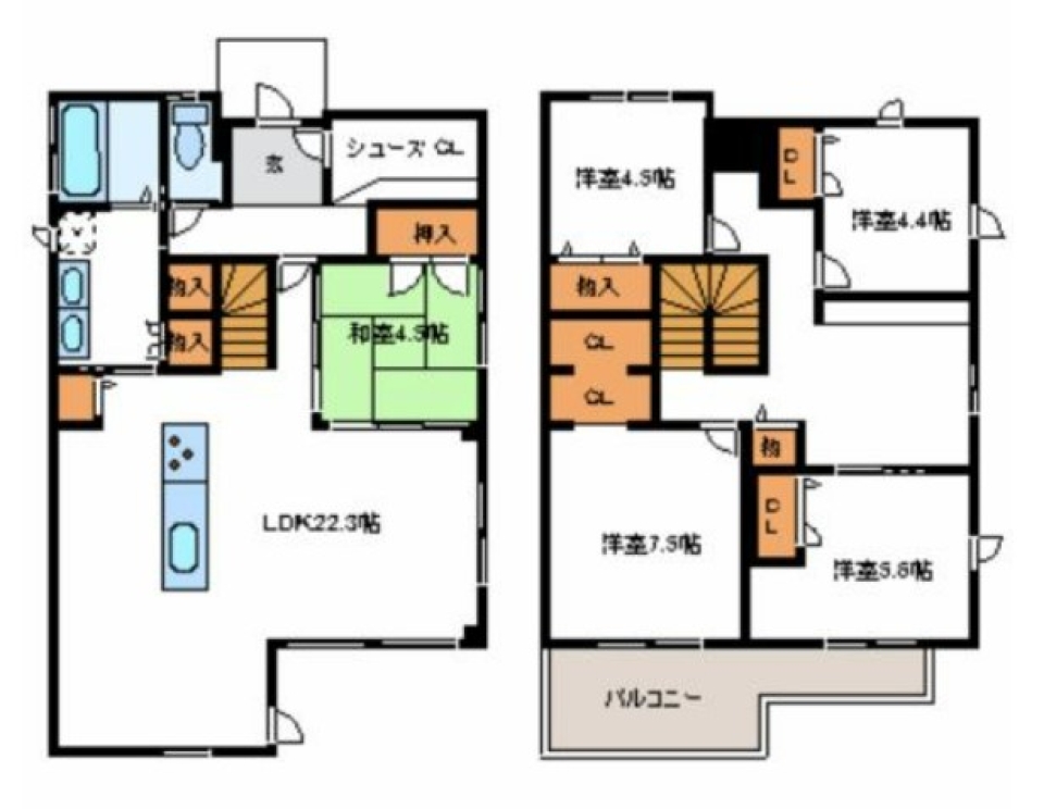 【戸建】Dinner with familyの間取り図