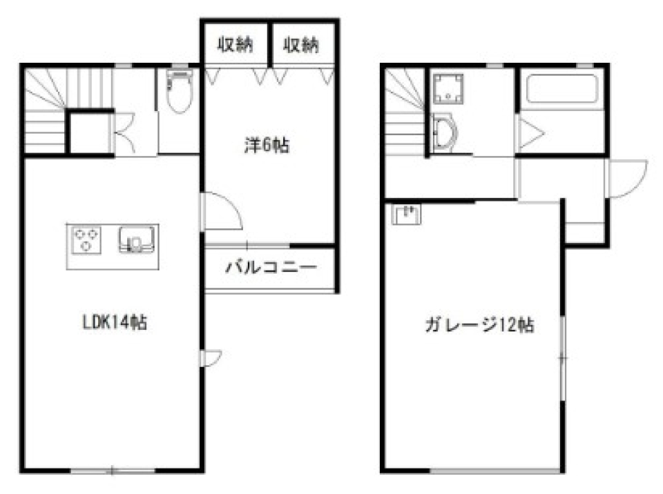 【新築ガレージハウス】家族と愛車を守りますの間取り図