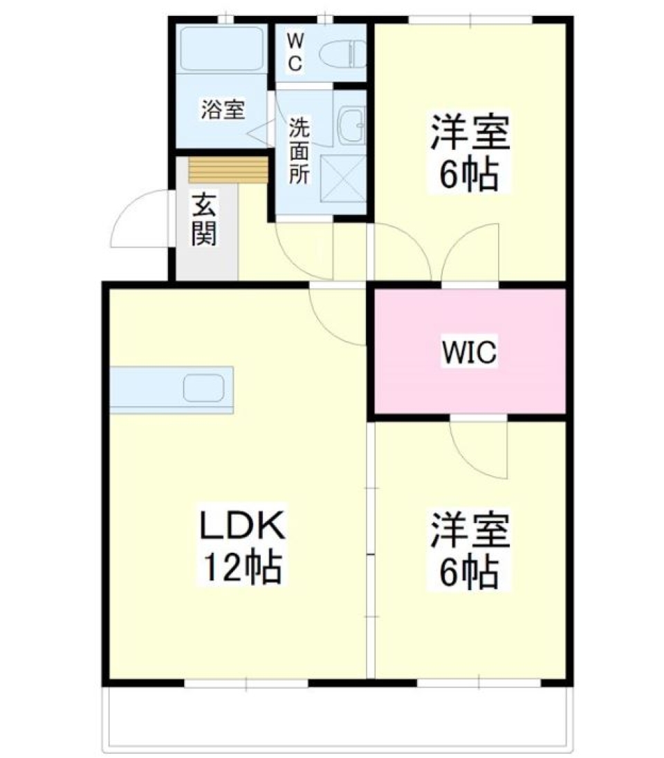 毎日する料理だからこそ、このお部屋で。の間取り図