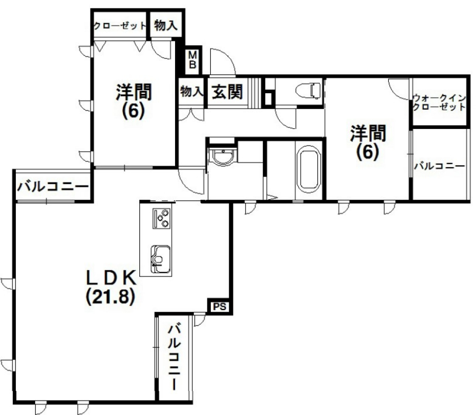 佐鳴台の住まい。の間取り図