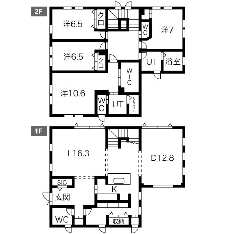 超！こだわりの煉瓦建築の間取り図