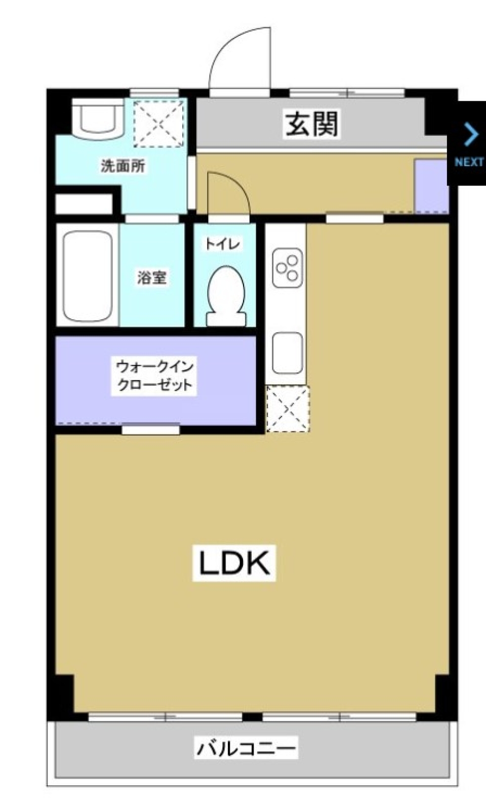 ペットと暮らす！わたしの趣味部屋！の間取り図