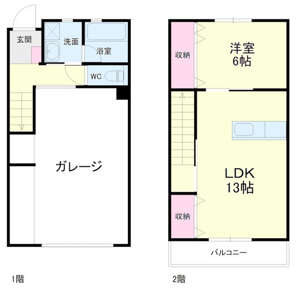 【新築ガレージ】ガレージハウスに生まれ変わりました。の間取り図