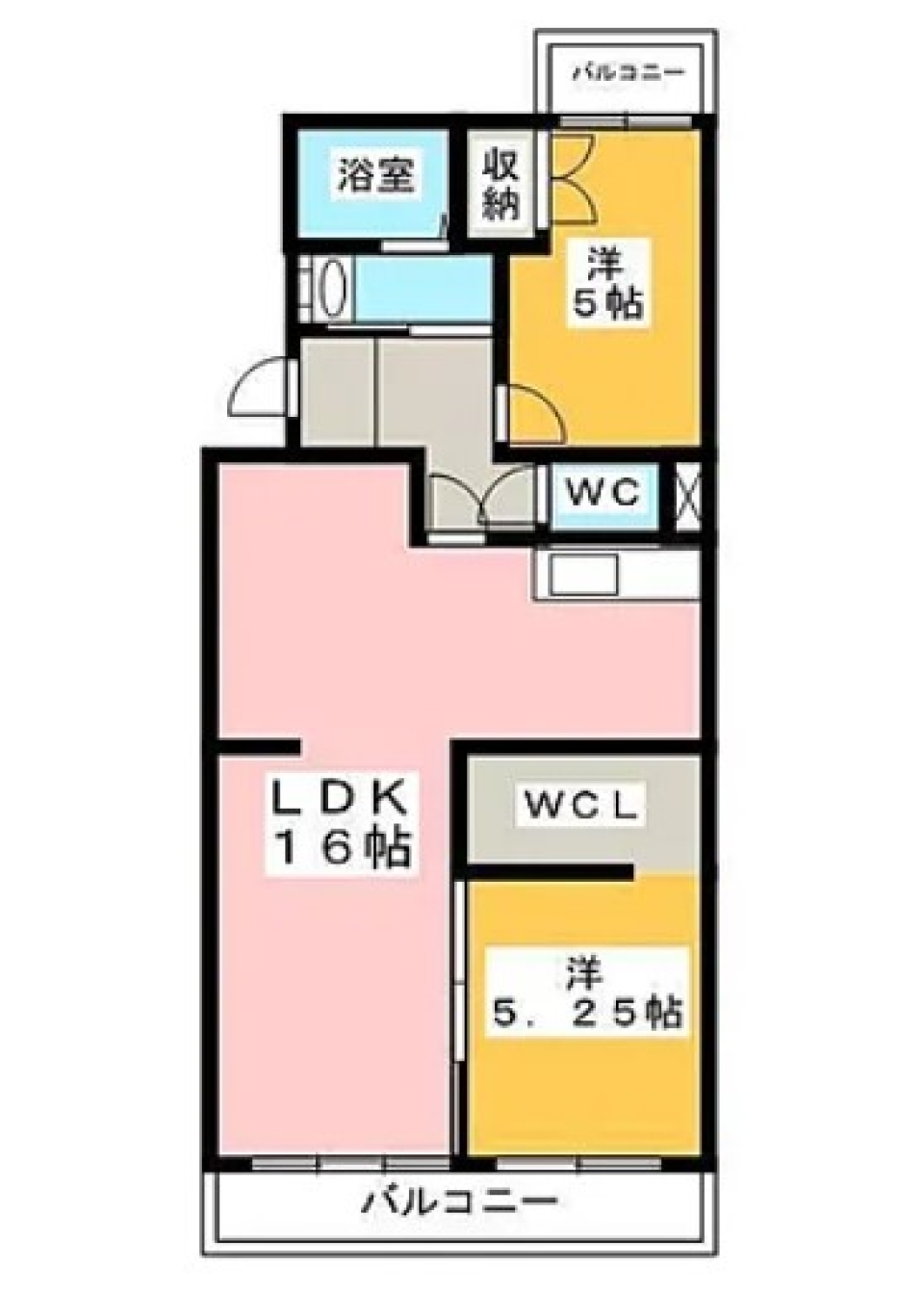 【ペット可】ダイスキなペットと！の間取り図