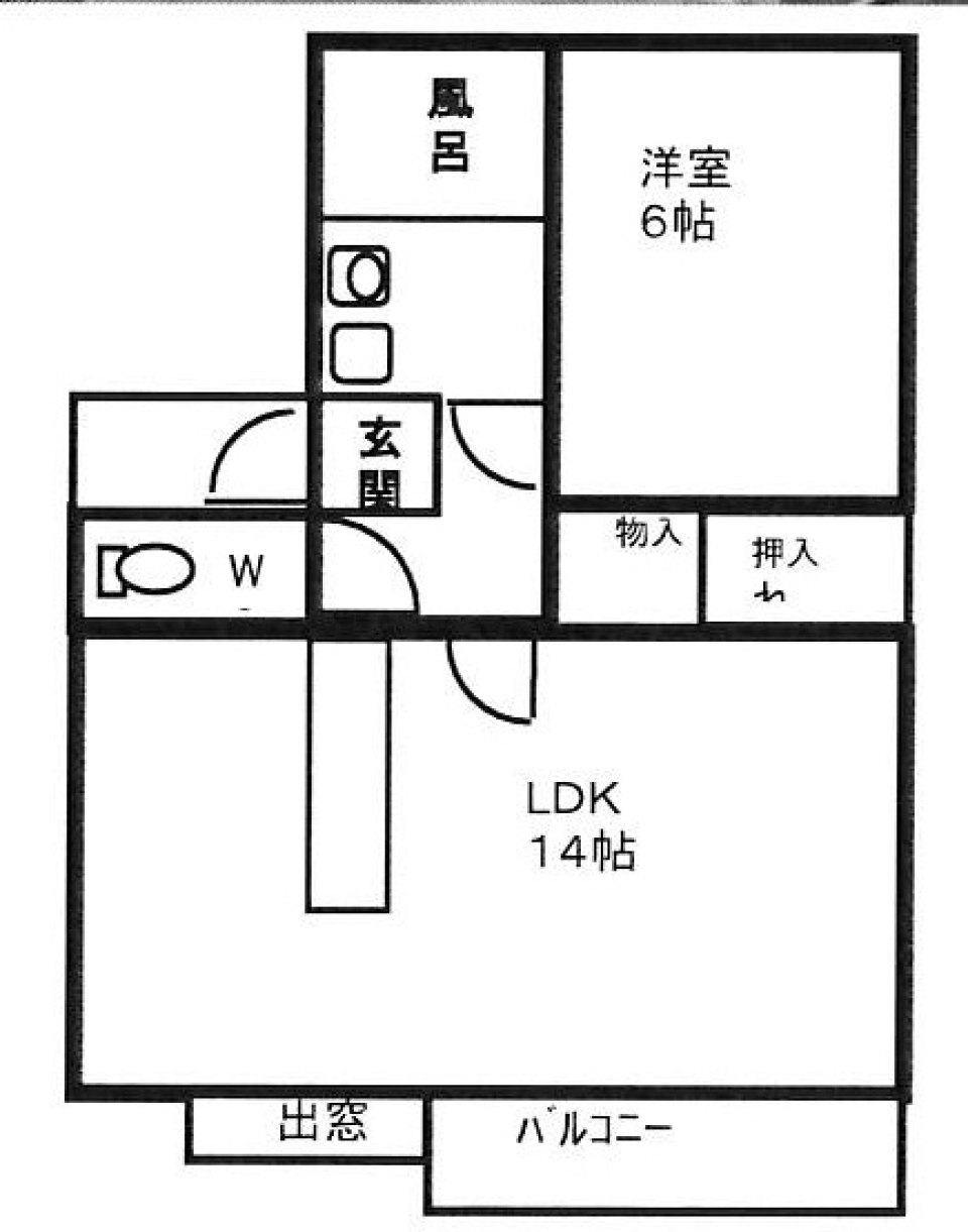 魔女が集うこだわりルームの間取り図