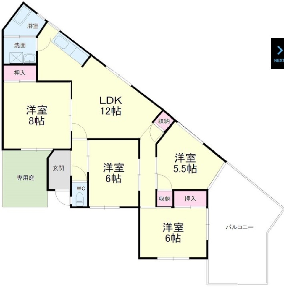 【ペット可】外観もこだわりたい、あなたへ！の間取り図