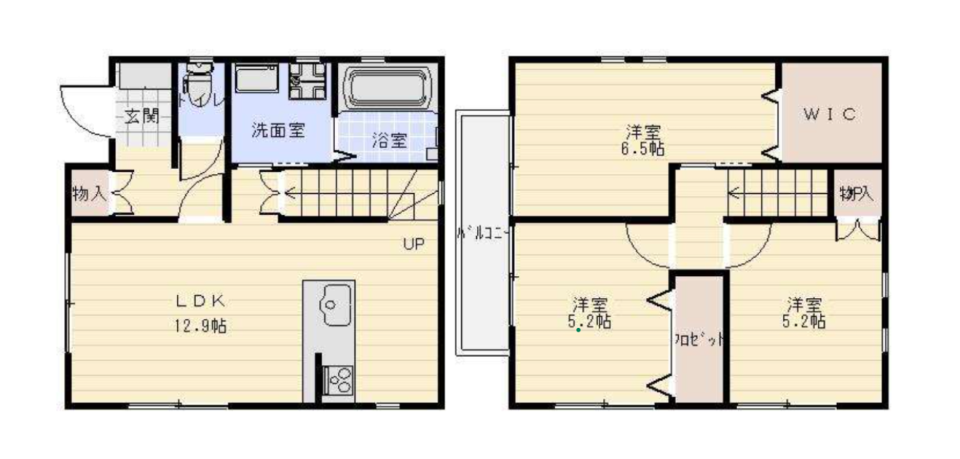 家族のすすめの間取り図