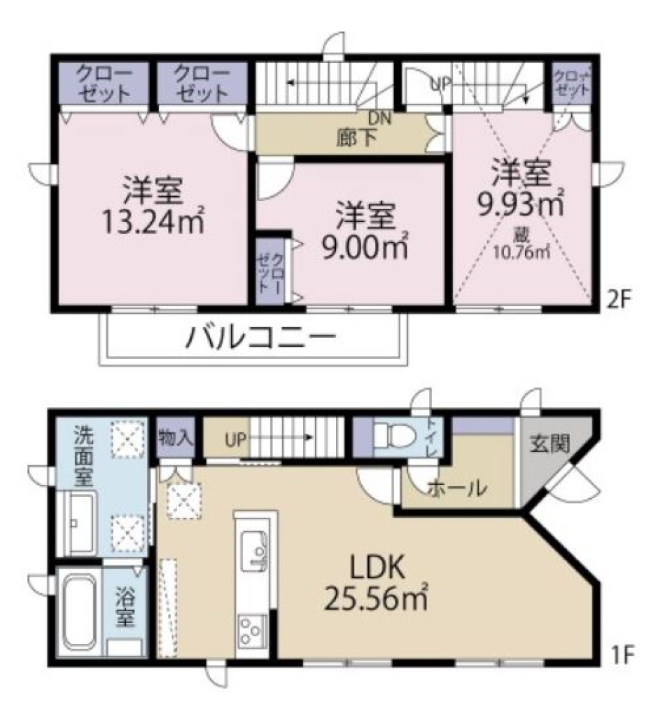 【築浅】蔵のある暮らしの間取り図