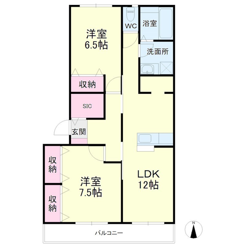 理想のマガジンラックの間取り図