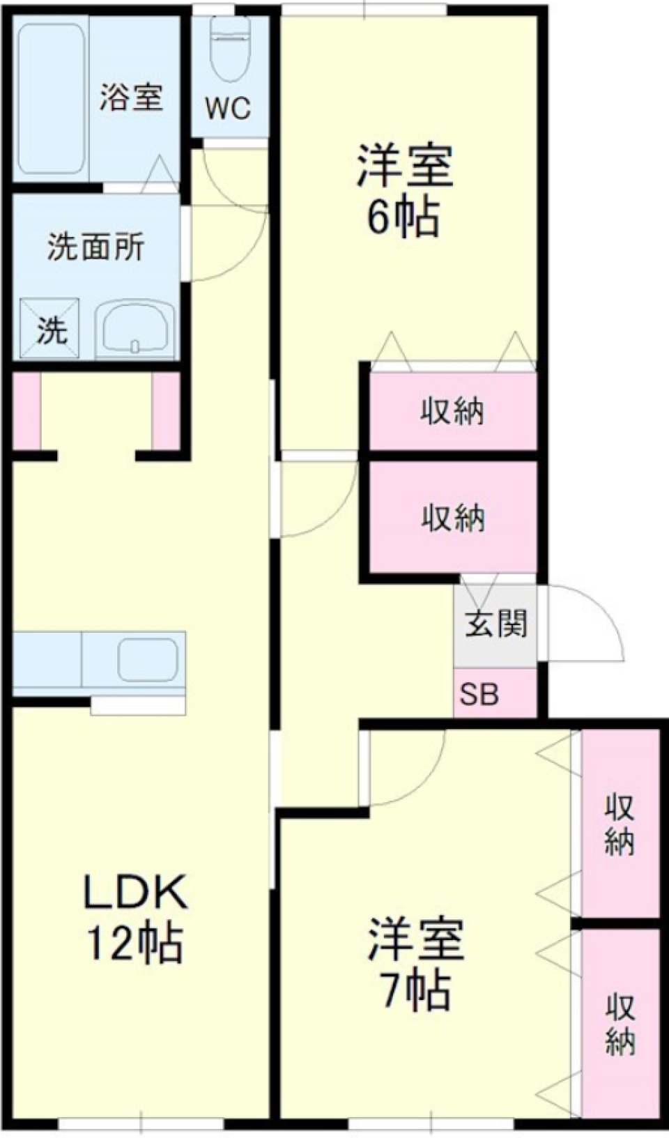 理想のマガジンラックの間取り図