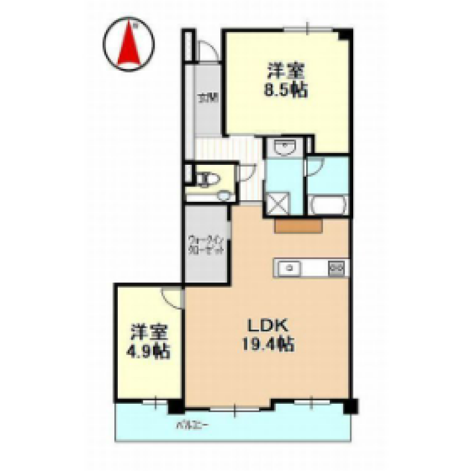 ホテルライクな暮らしの間取り図