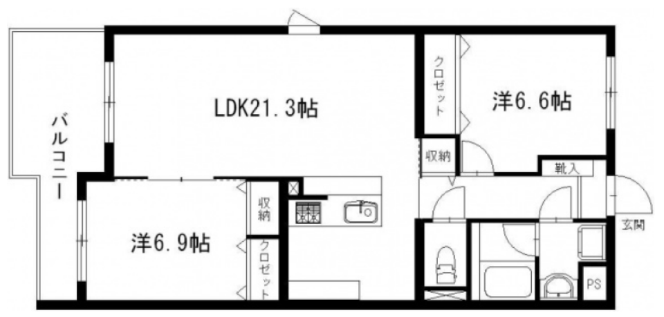 【ペットOK！】閑静で優雅なマンションでペットと快適LIFE♪の間取り図