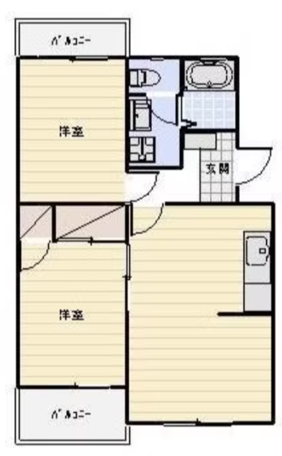 爽やか「Green room」  の間取り図