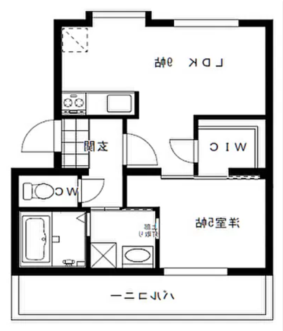 ライムグリーンと私。の間取り図