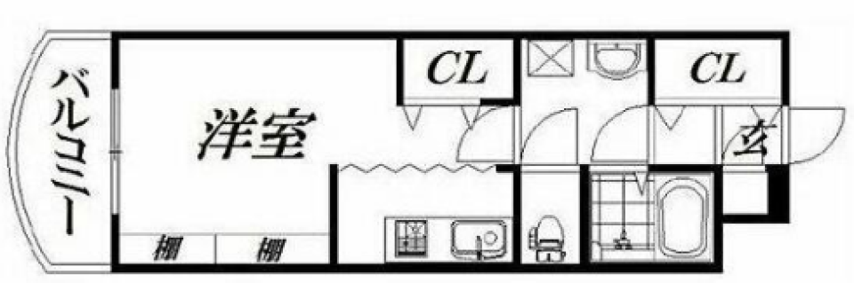 おしゃれに独り暮らし♪の間取り図